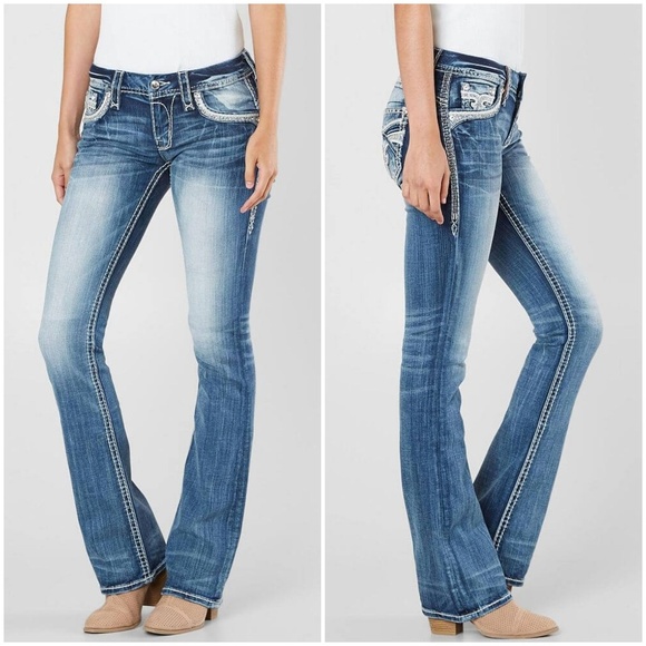 🆕️ Rock Revival PRISCILLA boot cut Jeans - Picture 2 of 8